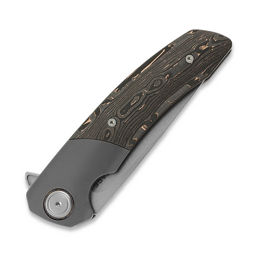 Maxace Mamba S90V Stonewash Carbon Fiber sulankstomas peilis