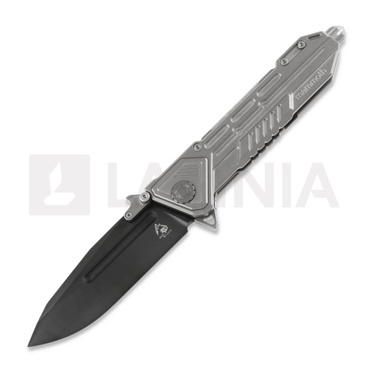 Nóż składany Maxace Mammoth, drop point, szara