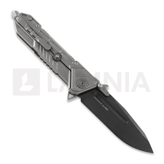 Складной нож Maxace Mammoth, drop point, серый