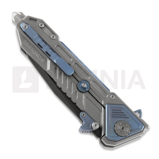 Maxace Mammoth folding knife, tanto, blue