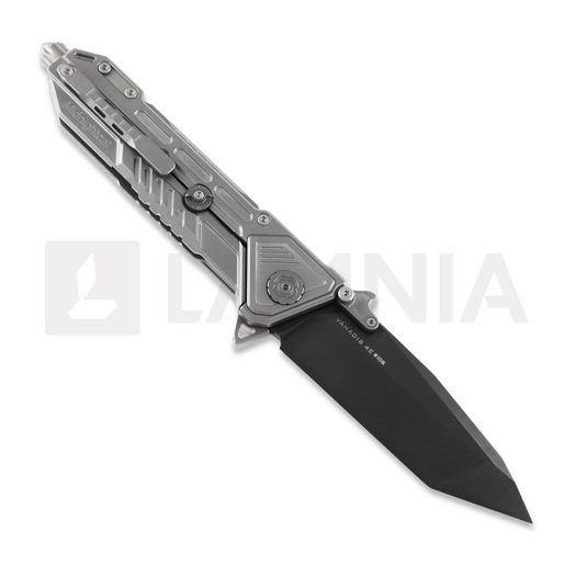 Maxace Mammoth folding knife, tanto, grey