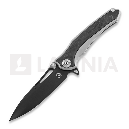 Maxace Midnightcat Amber CF folding knife