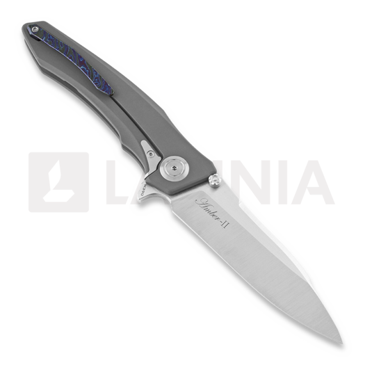 Maxace Midnightcat Amber II folding knife, black