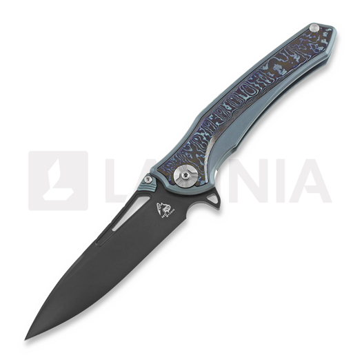 Maxace Midnightcat Amber Timascus folding knife