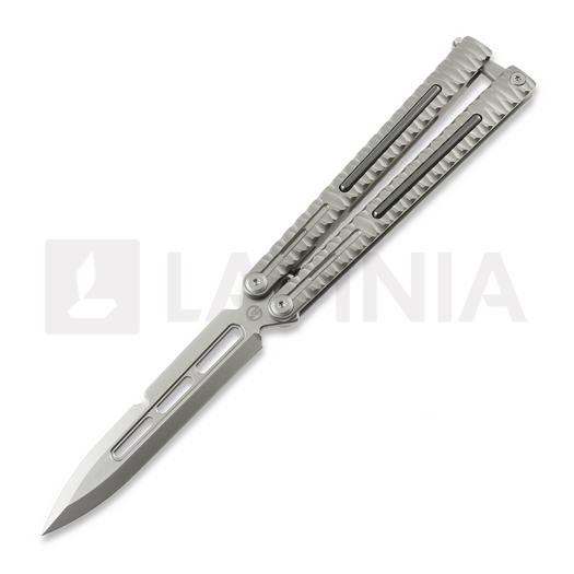 Balisong Maxace Obsidian Gray Titanium