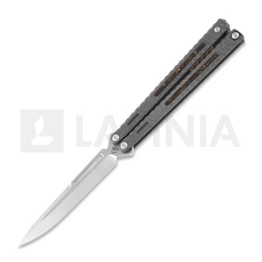 Maxace Obsidian Spearpoint balisong, dark grey