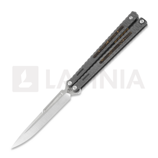 Balisong Maxace Obsidian Spearpoint, dark grey