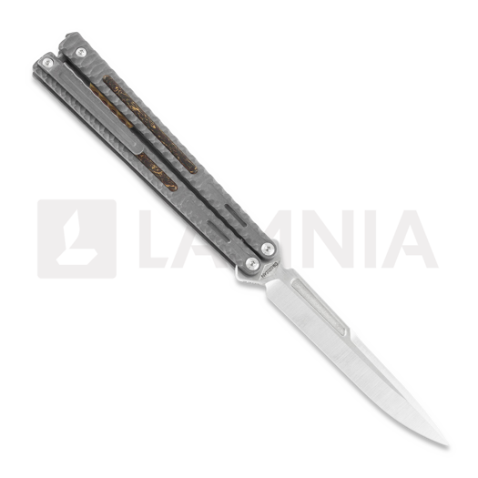 Maxace Obsidian Spearpoint balisong, dark grey