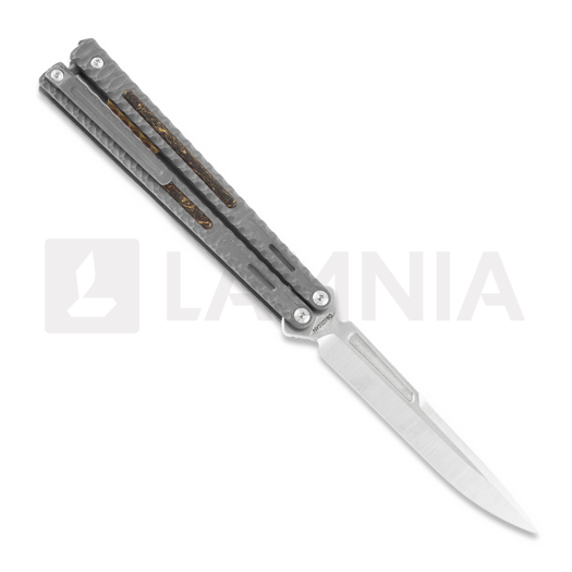 Нож бабочка Maxace Obsidian Spearpoint, dark grey