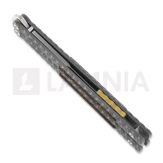 Maxace Obsidian Spearpoint balisong, dark grey, latchless