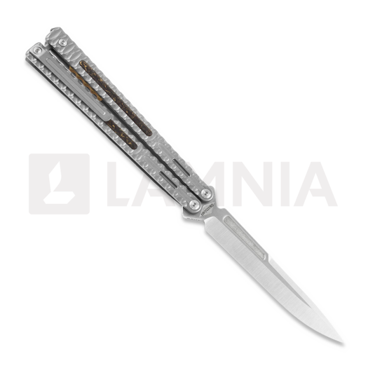 Нож бабочка Maxace Obsidian Spearpoint, light grey
