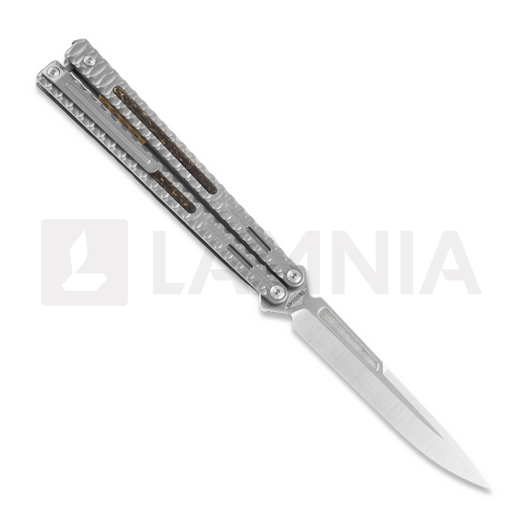Maxace Obsidian Spearpoint balisong, light grey