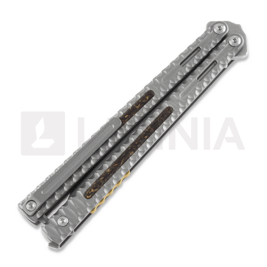 Maxace Obsidian Spearpoint balisong, light grey