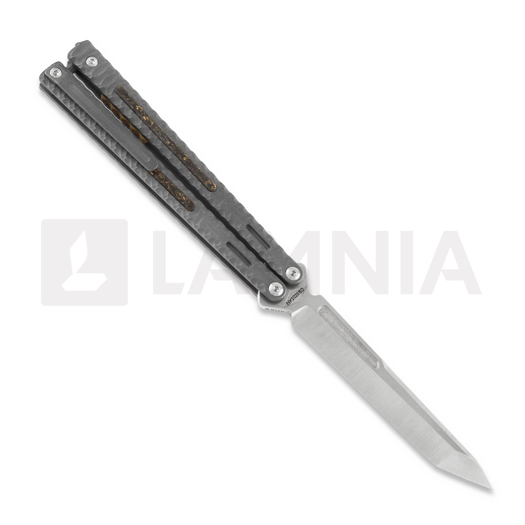 Maxace Obsidian Tanto balisong, dark grey