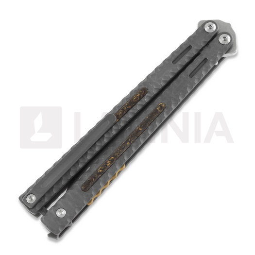 Maxace Obsidian Tanto balisong, dark grey