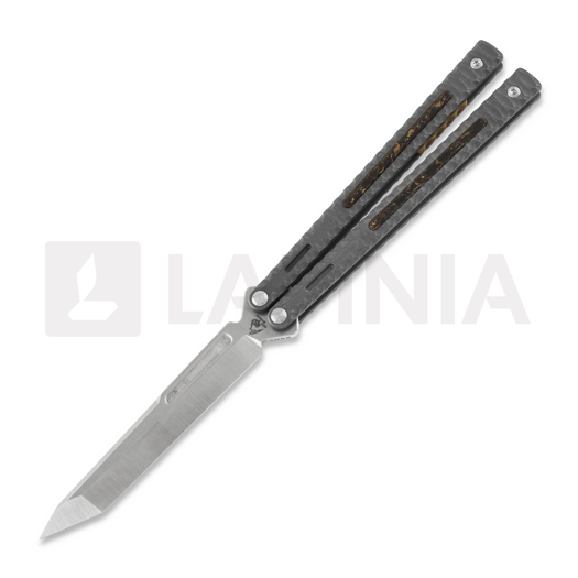 Balisong Maxace Obsidian Tanto, dark grey, latchless