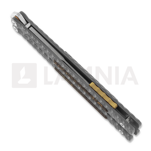 Maxace Obsidian Tanto balisong, dark grey, latchless