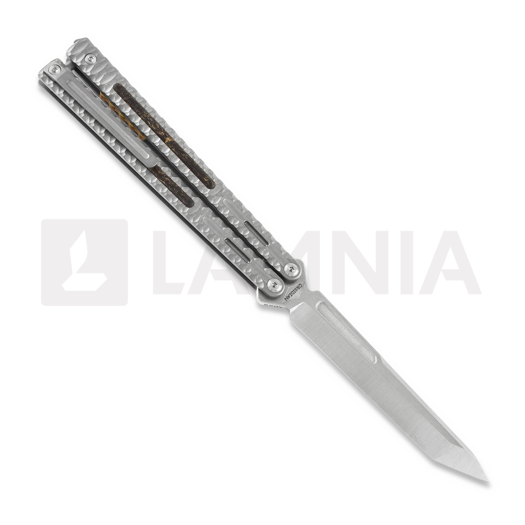Maxace Obsidian Tanto balisong, light grey