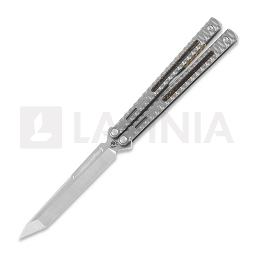Navaja mariposa Maxace Obsidian Tanto, light grey, latchless