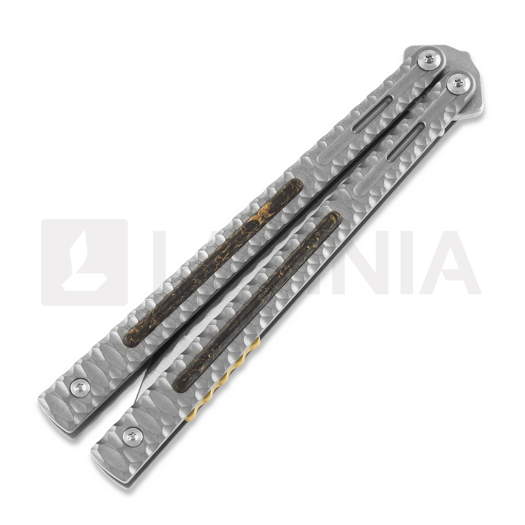 Balisong Maxace Obsidian Tanto, light grey, latchless