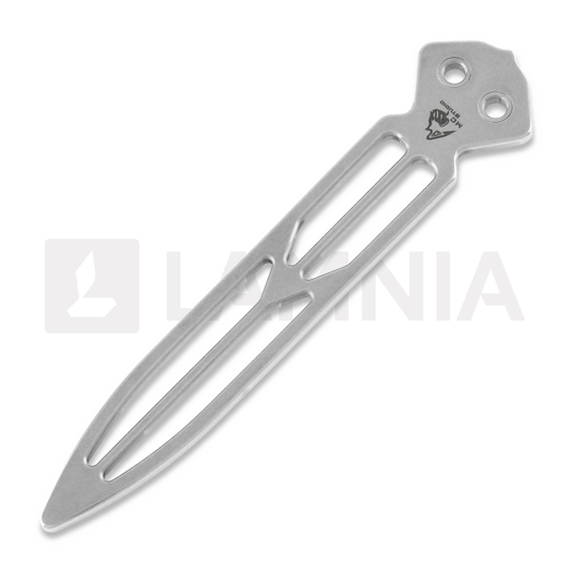 Maxace Obsidian Tanto balisong, light grey, latchless