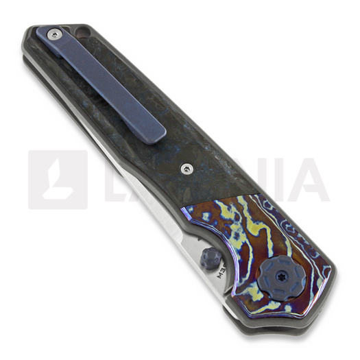 Maxace Panshi Timascus/CF folding knife