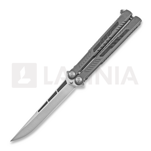 Couteau papillon Maxace Pelican Drop Point, stonewash
