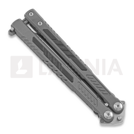 Couteau papillon Maxace Pelican Drop Point, stonewash