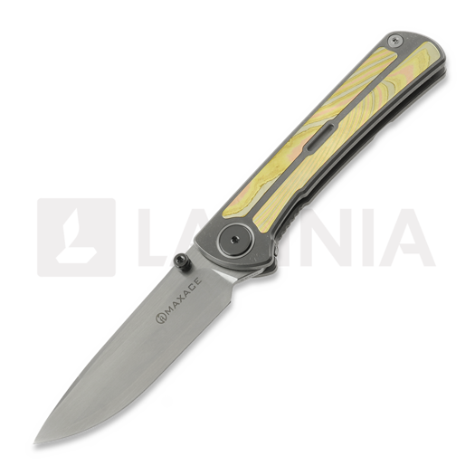 Maxace Peregrine III Titanium & Mokume 折叠刀