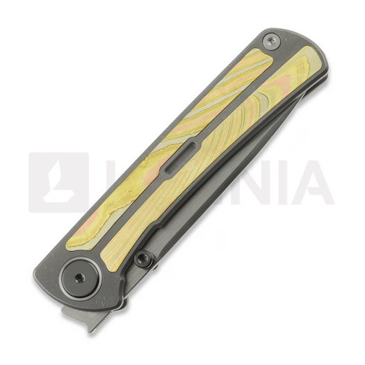 Maxace Peregrine III Titanium & Mokume 折叠刀