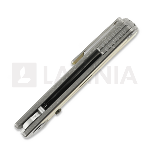 Maxace Peregrine III Titanium & Mokume sulankstomas peilis