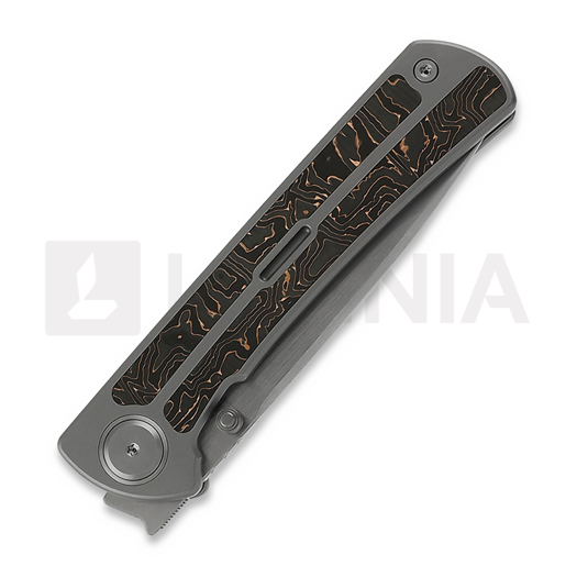 Maxace Peregrine kääntöveitsi, Sandblast/Copper CF