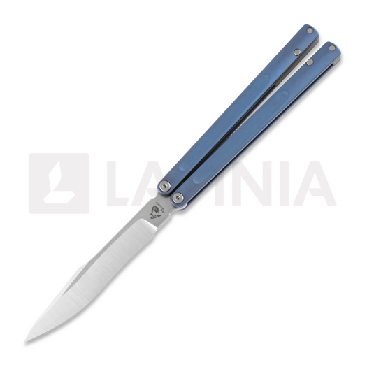 Maxace Pian M390 Blue balisong, satin