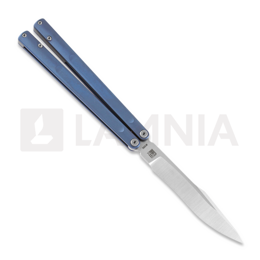 Maxace Pian M390 Blue balisong, satin