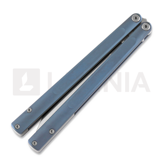 Maxace Pian M390 Blue balisong, satin