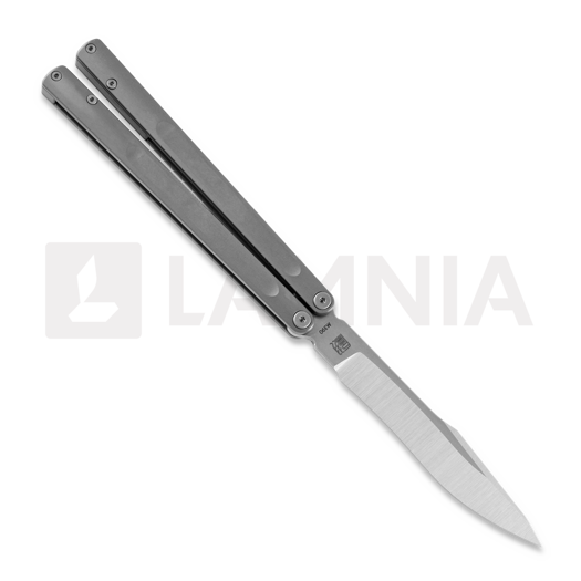 Maxace Pian M390 Gray balisong, satin