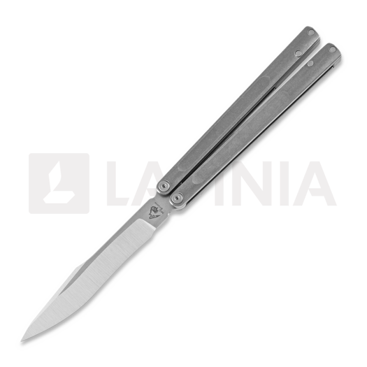 Maxace Pian M390 Gray balisong, stonewashed