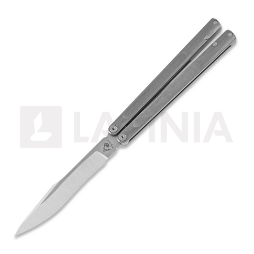 Balisong Maxace Pian M390 Gray, stonewashed