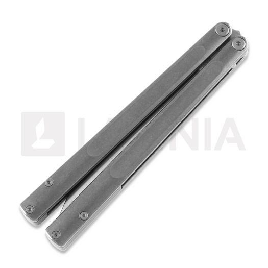 Maxace Pian M390 Gray balisong, stonewashed