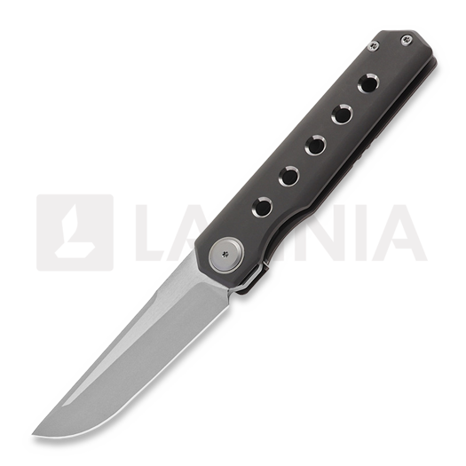 Maxace Racoon Dog folding knife, Hole Handle