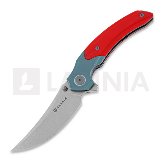 Maxace Rock kääntöveitsi, punainen