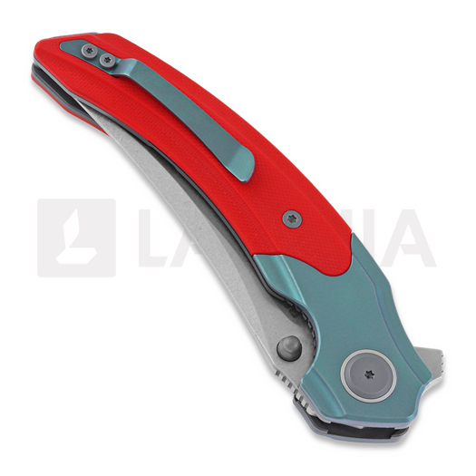 Maxace Rock sulankstomas peilis, raudona