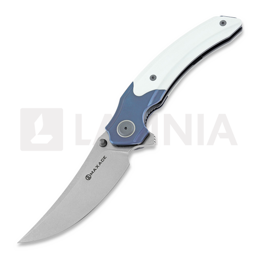 Maxace Rock kääntöveitsi, valkoinen