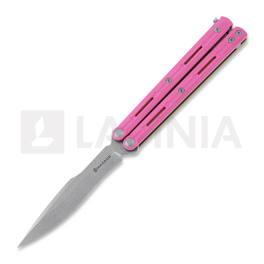 Нож бабочка Maxace Serpent Striker v3, pink
