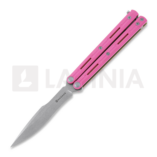 Нож бабочка Maxace Serpent Striker v3, pink