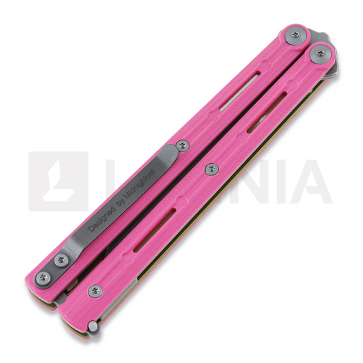 Nož motýlek Maxace Serpent Striker v3, pink