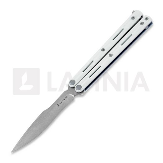 Balisong Maxace Serpent Striker v3, biela
