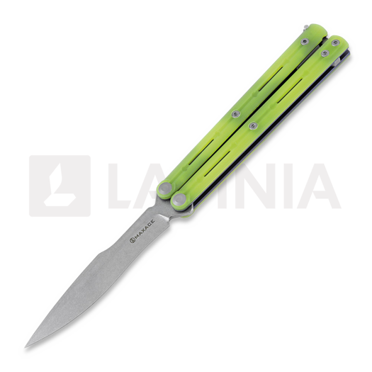 Maxace Serpent Striker v3 balisong, žuta