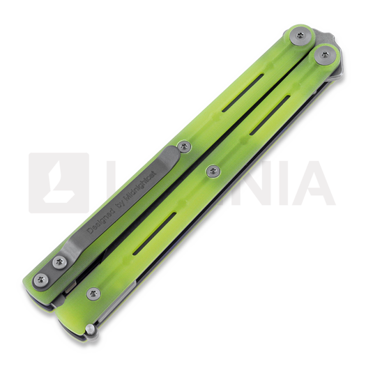 Maxace Serpent Striker v3 balisong, geltona