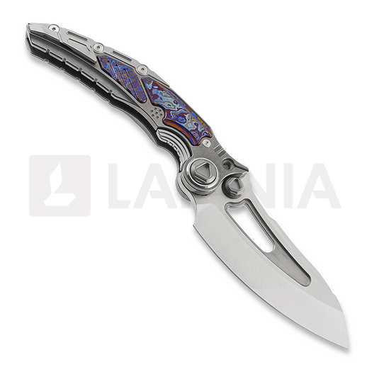 Coltello pieghevole Maxace Titanis Timascus, mirror finish